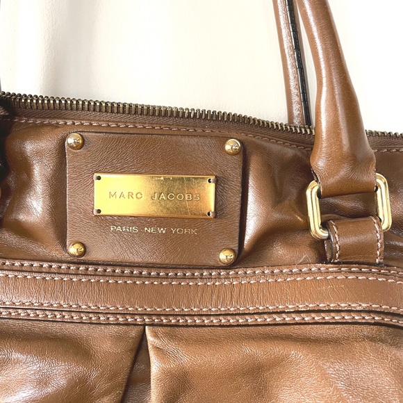 Marc Jacobs Palais Royal Jen Vintage Large Satchel circa 2009 - Brown Leather - Picture 5 of 14